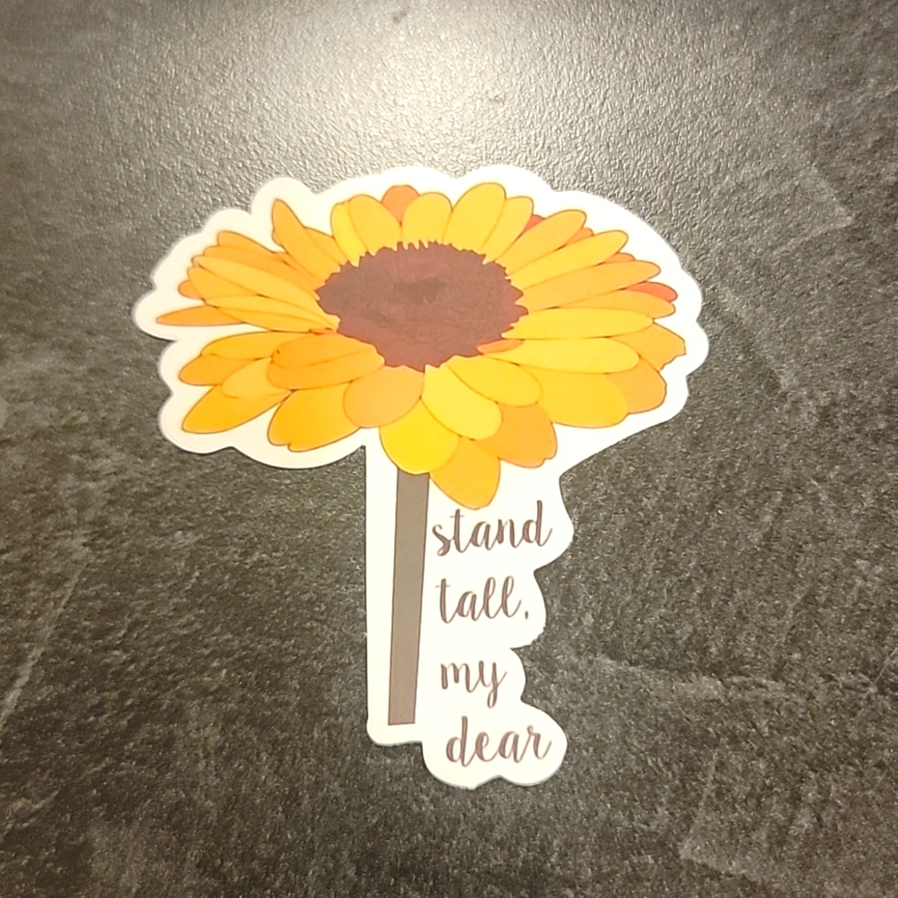 10 for $10 sunflower quote sticker